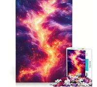 Puzzle da 1000 pezzi per adulti "Tempesta di fuoco celeste", gioco educativo, per divertimento in famiglia, collezione d'artista, belle arti 38x26cm