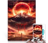 Puzzle da 1000 pezzi per adulti Tempesta di fuoco nel deserto giapponese Giochi Giocattoli Regalo Giocattoli per la decorazione della casa 38x26cm