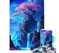 Puzzle da 1000 pezzi per adulti Tempio dei sogni Sakura giochi per famiglie divertimento assicurato sfida stimolante (dimensioni 50x75cm)