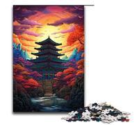 Puzzle da 1000 pezzi per adulti Tempio di Bulguksa Corea del Sud Puzzle in legno per adulti Difficile e impegnativo 75x50 cm