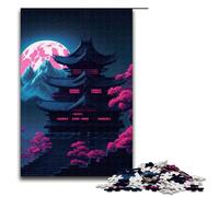 Puzzle da 1000 pezzi per adulti tempio giapponese rompicapo regalo di Natale e compleanno 75x50 cm