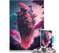 Puzzle da 1000 pezzi per adulti Templi di Sakura Mountain Gioco intellettuale giocattolo con pezzi completamente interconnessi di forma casuale 38x26cm