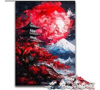 Puzzle da 1000 pezzi per adulti, templi giapponesi in cartone, regalo per uomini e donne, per occasioni quotidiane e speciali, dimensioni 38x26cm, per compleanni, feste e occasioni speciali