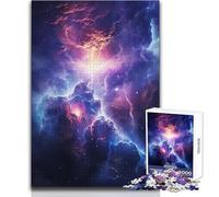 Puzzle da 1000 pezzi per adulti Temporale luminoso Goditi momenti di pace e tranquillità Taglio ad alta precisione Giocattolo artigianale Dimensioni 50x75cm