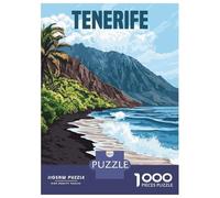 Puzzle Da 1000 Pezzi Per Adulti Tenerife Black Beach Puzzle Per Adulti Giochi Rilassanti Regali Per Donne Divertimento A Casa Attività, 38x26cm/1000pcs