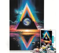 Puzzle da 1000 pezzi per adulti "Terra, Arcobaleno, Prisma", Gioco Impossibile, Divertimento a Casa, Collezione d'Artisti, Belle Arti 50x75cm