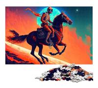 Puzzle da 1000 pezzi per adulti Terra Magica Astronauta Puzzle Impossibile per Adolescenti dai 14 anni in su 1000 pezzi (75x50 cm)