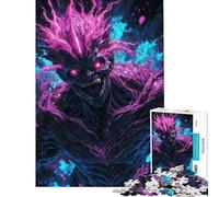 Puzzle da 1000 pezzi per adulti terrore incommensurabile giochi rilassanti giocattoli educativi regali per il Secret Santa attività per la famiglia (dimensioni 38x52cm)