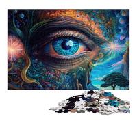 Puzzle da 1000 pezzi per adulti Terzo Occhio Spazio un'opera d'arte per ragazzi dai 14 anni in su (dimensioni 38x26 cm)