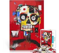 Puzzle da 1000 pezzi per adulti Teschio originale in posa per una foto Difficile Duro Attività divertenti a casa, regali di compleanno, regali di viaggio, 38x26cm