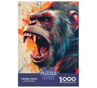 Puzzle Da 1000 Pezzi Per Adulti The Angry Gorilla Puzzle Per Adulti Giochi Rilassanti Sfida Difficile Regalo Di Compleanno, Regali, 70x50cm/1000pcs