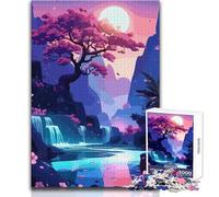 Puzzle da 1000 pezzi per adulti "The Cherry Blossom Tree", gioco interattivo di abilità cognitive, idea regalo unica e memorabile, dimensioni 38x26cm