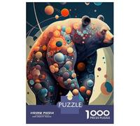 Puzzle Da 1000 Pezzi Per Adulti The Friendly Bear Puzzle Per Adulti Gioco Rompicapo Difficile Compleanno E Natale 70x50cm/1000pcs