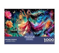 Puzzle da 1000 pezzi per adulti, The Impossible Challenge, arcobaleno, cartone riciclato al 100%, fenice in una scena vivida, regalo divertente, 38x26 cm/1000 pezzi