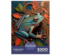 Puzzle Da 1000 Pezzi Per Adulti The Little Jumping Frog Puzzle Per Adulti Gioco Rompicapo Difficile Sfida Educativa Difficile 70x50cm/1000pcs