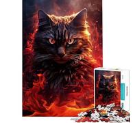 Puzzle da 1000 pezzi per adulti "The Mighty Hellcat" - Difficile e stimolante - Un'opera d'arte - Gioco educativo - Adatto a persone dai 14 anni in su (38x26cm)