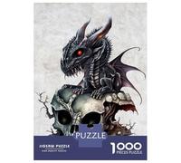 Puzzle Da 1000 Pezzi Per Adulti The Obsidian Dragon Puzzle Per Adulti Gioco Rompicapo Vacanza A Casa Passatempo Interazione Genitore-figlio 70x50cm/1000pcs