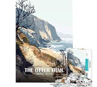 Puzzle da 1000 pezzi per adulti "The Otter Trail" con illustrazioni del Sudafrica Gioco intellettuale educativo divertente e spiritoso Regalo di Babbo Natale segreto (dimensioni 38x52cm)