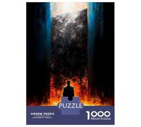 Puzzle Da 1000 Pezzi Per Adulti The Pilgrim Before The Sealed Gate - The One Who Dared to Stand Puzzle Per Adulti Giochi Per Famiglie Taglio Di Precisione Regali Unici Per Compleanno E Natale 38x26cm/
