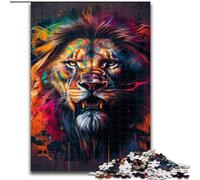 Puzzle da 1000 pezzi per adulti The Pride Lion Puzzle in cartone, colorato arredamento per la casa e gioco interattivo per famiglie, 1000 pezzi(26x38cm)