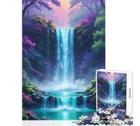 Puzzle da 1000 pezzi per adulti The Secret Waterfall Oasis decorazione per la casa giocattoli ottimo regalo per giochi rilassanti migliorare l'amore tra coppie dimensioni 38x26cm