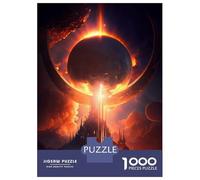 Puzzle Da 1000 Pezzi Per Adulti The Sun Eclipse Puzzle Per Adulti Giochi Rilassanti Regali Per Donne Regali Unici Di Compleanno E Natale 38x26cm/1000pcs