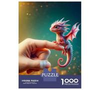 Puzzle Da 1000 Pezzi Per Adulti The Tiny Dragon Puzzle Gioco Rompicapo Decorazione Per La Casa Regali Unici Per Compleanno E Natale 52x38cm/1000pcs