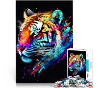 Puzzle da 1000 pezzi per adulti Tiger Spielzeug Lernspiele Stressabbau Angebot als Geschenk für die ganze Familie38x26cm