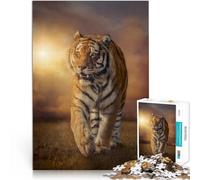 Puzzle da 1000 pezzi per adulti tigre Aiuta il cervello ad allenare i giocattoli che creano dipendenza per coltivare la pazienza grande regalo 70x100cm