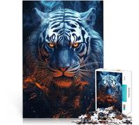 Puzzle da 1000 pezzi per adulti Tigre Celeste Cosmica Giocattoli educativi per l'apprendimento Giochi per famiglie Un'opera d'arte 38x26cm