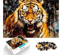 Puzzle da 1000 pezzi per adulti Tigre Giocattoli che creano dipendenza e sfidano l'intelligenza del cervello Compleanno e regali unici 70x100cm