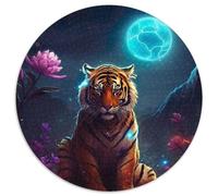 Puzzle da 1000 pezzi per adulti Tigre mistica su Marte, perfetto per adolescenti e famiglie, feste (67,5x67,5cm)
