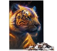 Puzzle da 1000 pezzi per adulti Tigre Puzzle interessanti per la riduzione dello Stress Splendidi Regali per Natale 14,96 "x 20,47" per adolescenti da 14 anni e oltre