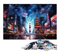 Puzzle da 1000 pezzi per adulti Times Square decorazione da parete ottimo regalo per adolescenti dai 14 anni in su 1000 pezzi (38x26 cm)
