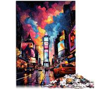 Puzzle da 1000 pezzi per adulti Times Square decorazione per la casa puzzle 26 x 38 cm collezione di artisti belle arti per adolescenti dai 14 anni in su