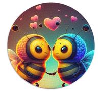 Puzzle da 1000 pezzi per adulti, Tiny Love Bees, puzzle in cartone, regalo per uomini e donne, per tutti i giorni e per occasioni speciali (dimensioni 67,5x67,5 cm)