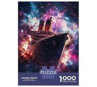 Puzzle Da 1000 Pezzi Per Adulti Titanic in Space-2 Puzzle Per Adulti Relax Giochi Difficile Offerta Speciale Come Regalo Per Tutta La Famiglia 52x38cm/1000pcs