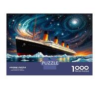 Puzzle Da 1000 Pezzi Per Adulti Titanic in Space Puzzle Per Adulti Gioco Rompicapo Analisi E Logica Per È Ideale Come Regalo 70x50cm/1000pcs