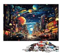 Puzzle da 1000 pezzi per adulti Tokyo Giappone città di notte puzzle artistico regalo di compleanno arte murale 1000 pezzi (38x26 cm)