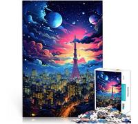 Puzzle da 1000 pezzi per adulti Tokyo Giappone, giochi educativi per la casa, giocattolo fai da te, decorazione da parete, compleanno unico, 26 x 38 cm