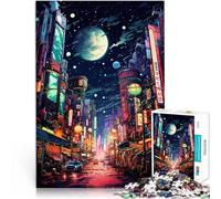 Puzzle da 1000 pezzi per adulti Tokyo Giappone, giochi educativi per tutta la famiglia dai 14 anni in su, 26 x 38 cm