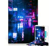 Puzzle da 1000 pezzi per adulti, Tokyo, Giappone Gioco di logica stimolante, ideale per il gioco di gruppo, con bordi trasparenti Regalo perfetto 38x26cm