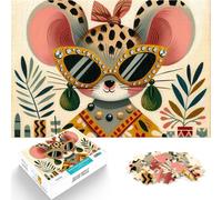 Puzzle da 1000 pezzi per adulti Topo alla moda Antistress Vacanza in patria Uccidere il tempo è ideale come regalo per tutta la famiglia 52x38cm