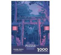 Puzzle Da 1000 Pezzi Per Adulti Torii Gate Japan Painting Puzzle Per Adulti Gioco Rompicapo Ma Divertente E Umoristico Difficile E Stimolante 38x26cm/1000pcs