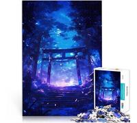 Puzzle da 1000 pezzi per adulti Torii mistico del crepuscolo Vacanza a casa: uccidere il tempo offerte come regali per tutta la famiglia 52x38cm