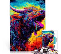 Puzzle da 1000 pezzi per adulti Toro Aiuta il cervello ad allenare i giocattoli che creano dipendenza per coltivare la pazienza Regalo divertente 75x50cm