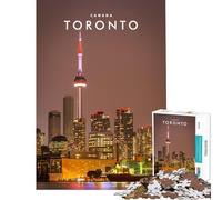 Puzzle da 1000 pezzi per adulti Toronto Canada Giochi educativi giocattoli ottimo vacanze in casa o per passare il tempo (dimensioni 50x75cm)