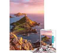 Puzzle da 1000 pezzi per adulti Torre Genovese Arcipelago Gioco rompicapo per adulti Un'opera d'arte per compleanno Natale (Dimensioni 38x26cm)