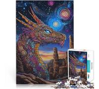 Puzzle da 1000 pezzi per adulti Totem del drago per il giocattolo di sfida del gioco educativo Regalo di compleanno, regali, arte murale 50x70cm