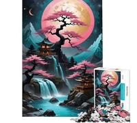 Puzzle da 1000 pezzi per adulti tradizionale gioco cinese sfida impegnativa giocattolo gioco impossibile regalo difficile per donne e uomini (dimensioni 75x50cm)